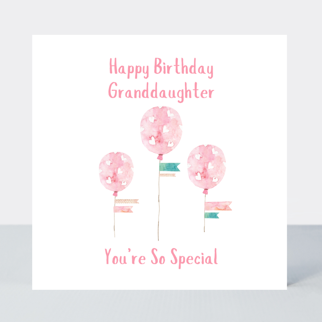 Sweet Hearts Granddaughter Birthday Card