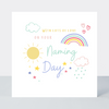 Rainbows Naming Day Card