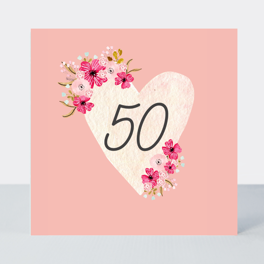 Ma Cherie Age 50 Card