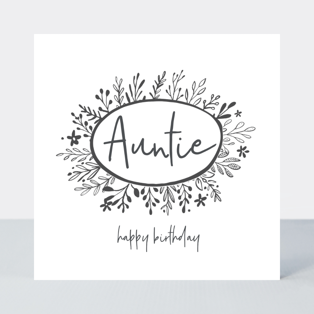 Little Words Auntie Birthday Card