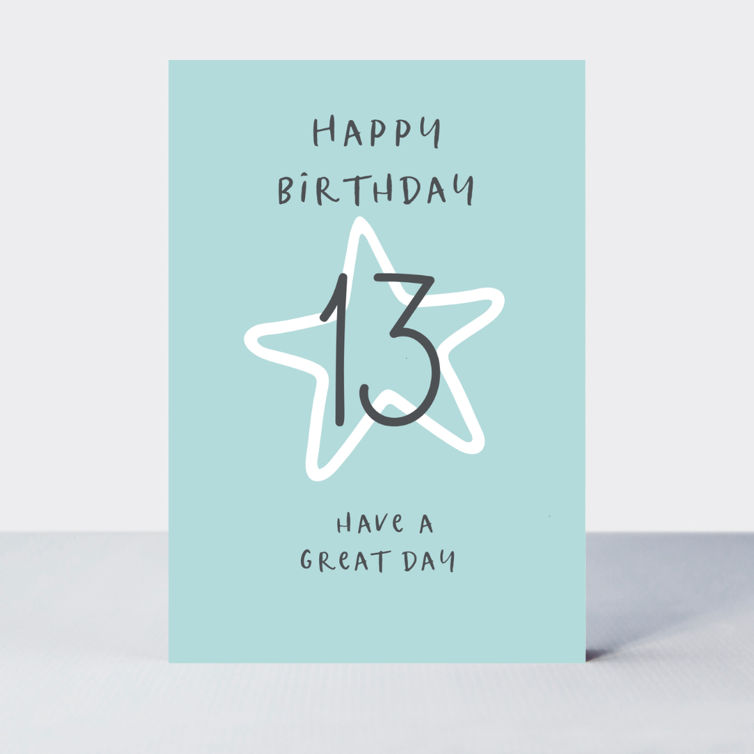 Wonderful You Age 13 Card