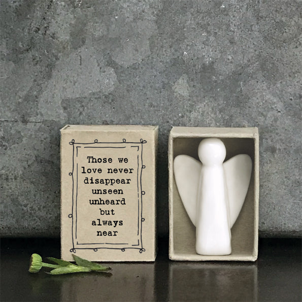 East of India Angel Those We Love Matchbox Token