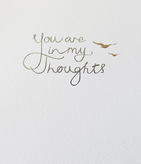 Mimosa You are In My Thoughts Card