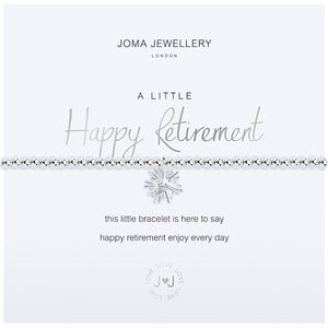 Joma a little Happy Retirement Bracelet - starburst