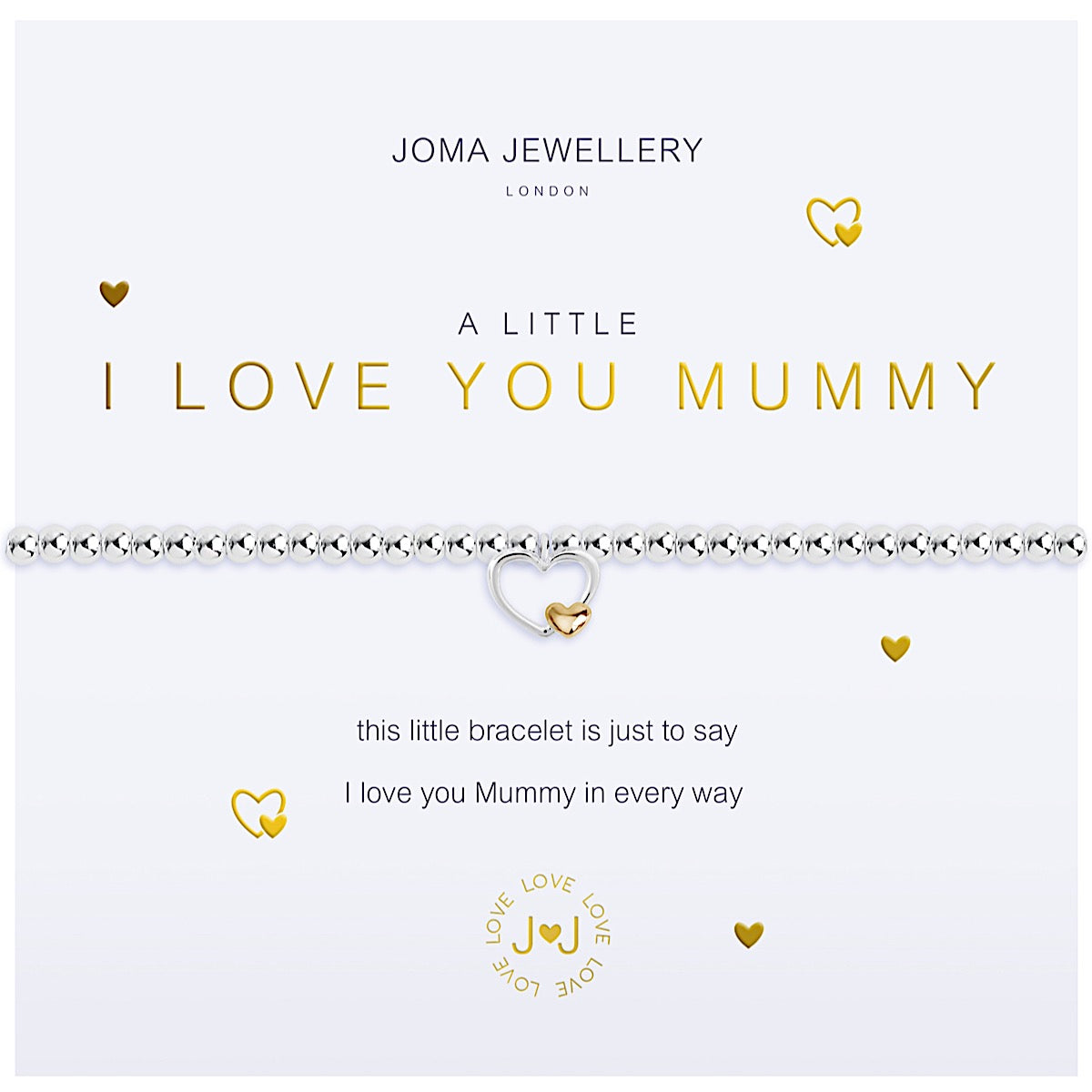 Joma a little I love You Mummy Bracelet - heart