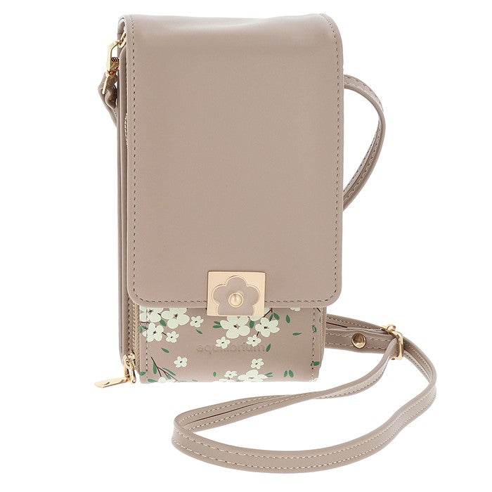 Ditsy Floral Mobile Phone Bag Taupe |More Than Just A Gift