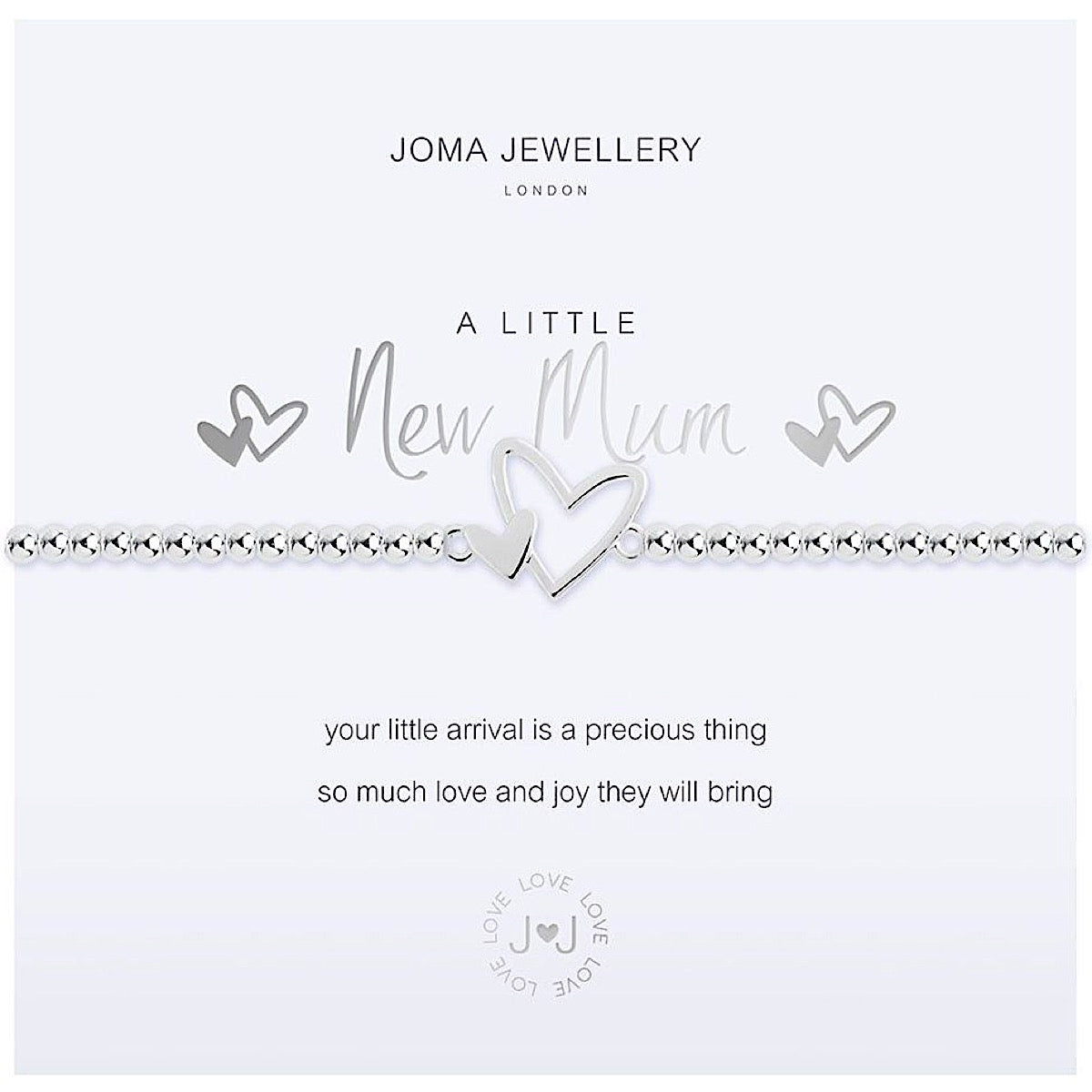 Joma a little New Mum Bracelet - heart | More Than Just A Gift