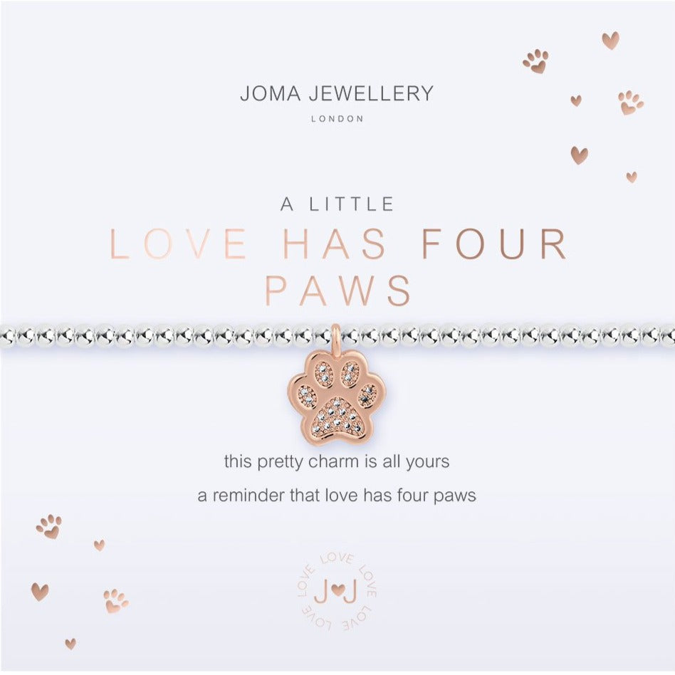 Joma Jewellery Love Has Four Paws Bracelet | More Than Just A Gift