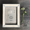 East of India Embroidered box frame- Behind every cloud