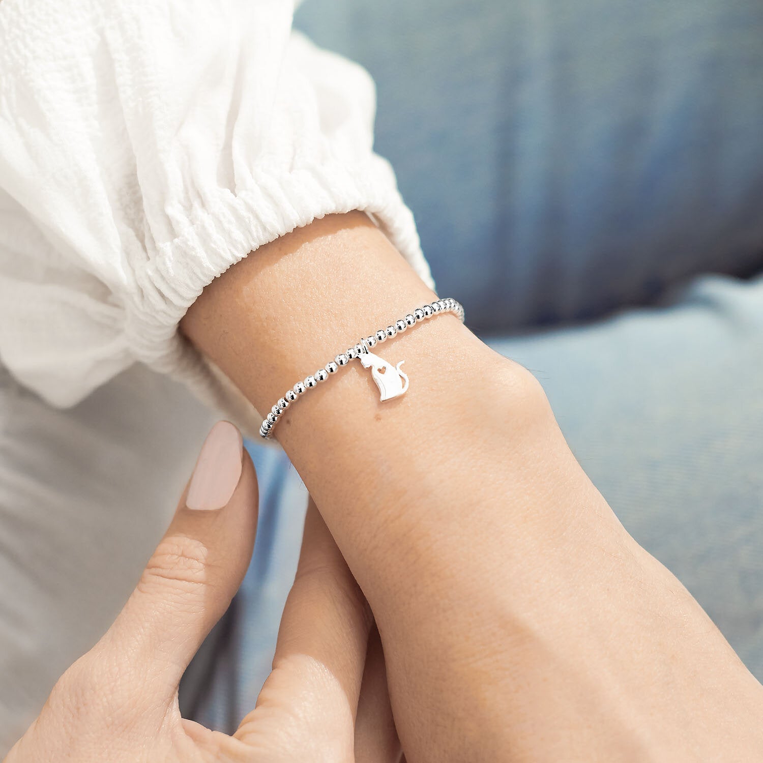 Joma Jewellery A Little 'Life Is Better With Cats' Bracelet