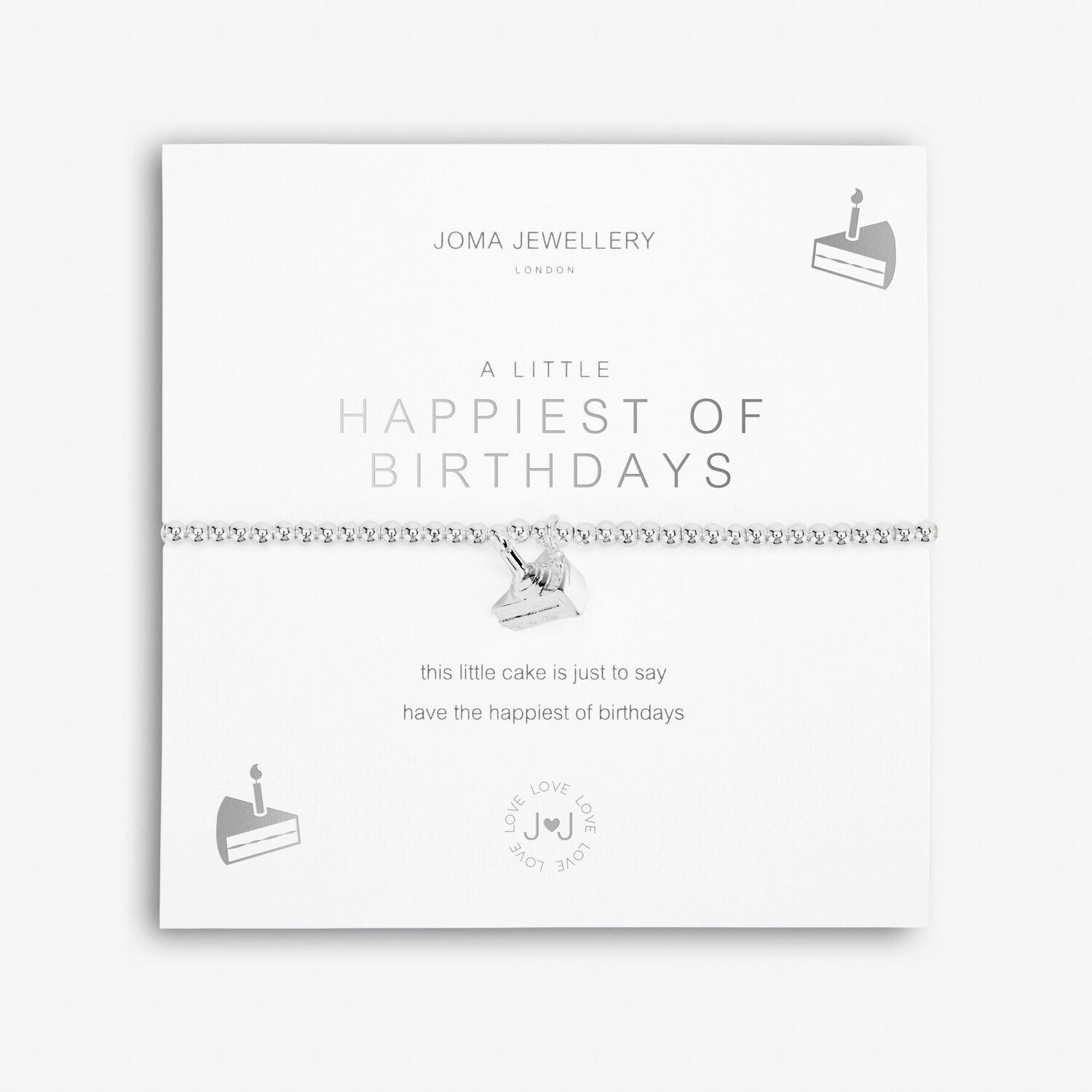 Joma Jewellery A Little 'Happiest Of Birthdays' Bracelet | More Than Just A Gift