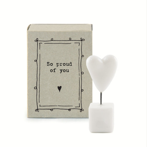 East of India So Proud of You Matchbox Token