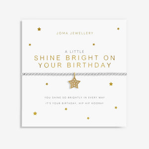 Joma Jewellery A Little 'Shine Bright On Your Birthday' Bracelet |More Than Just A Gift