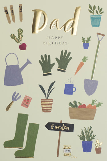 Evergreen Dad Birthday Card