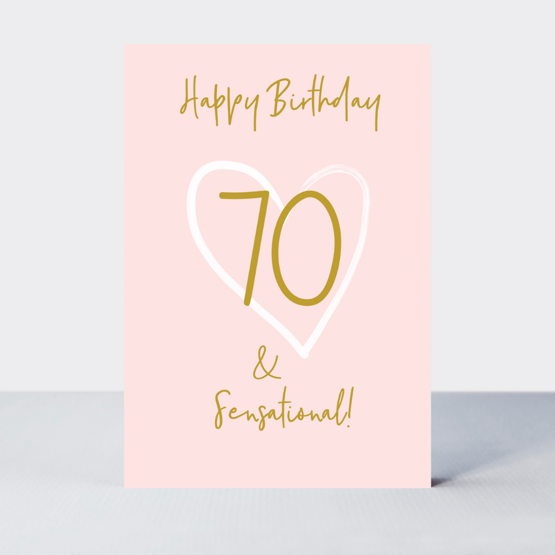 Wonderful You Age 70 Card - Foil