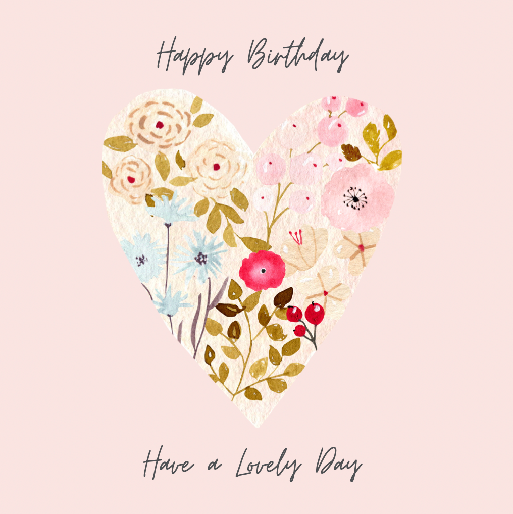Ma Cherie Have A Lovely Day Birthday Card