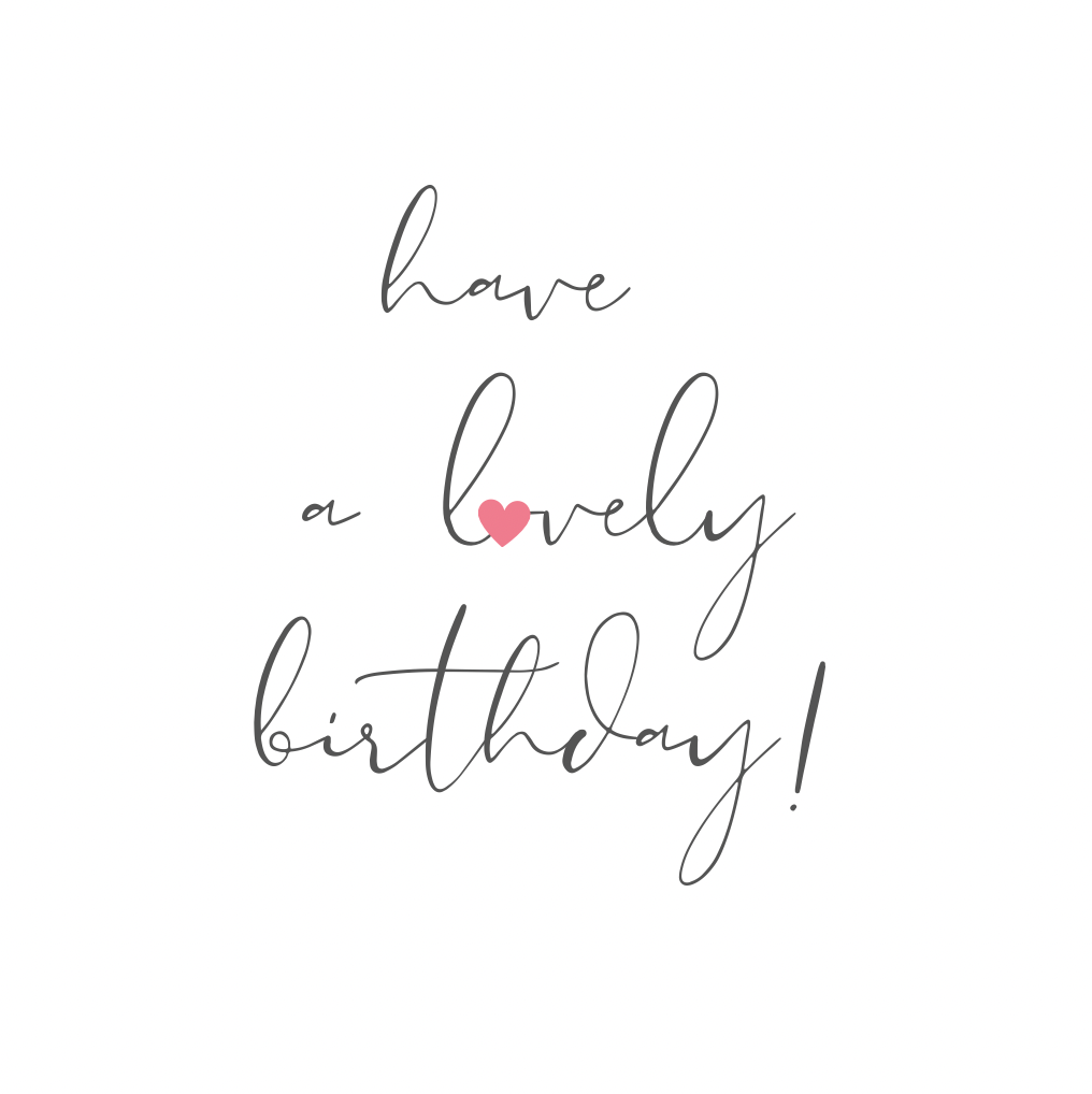Something Simple Lovely Birthday Card