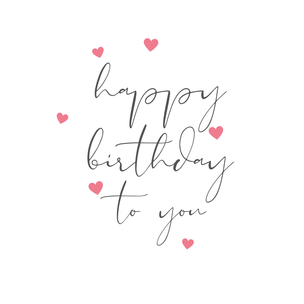 Something Simple Happy Birthday To You