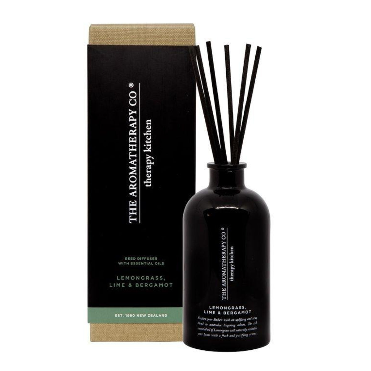 The Aromatherapy Co Therapy Kitchen Lemongrass Lime & Bergamot Diffuser