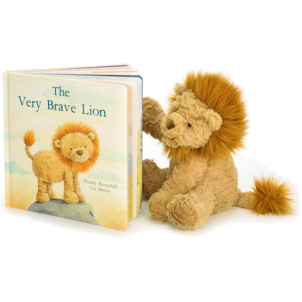 Jellycat The Very Brave Lion Board Book