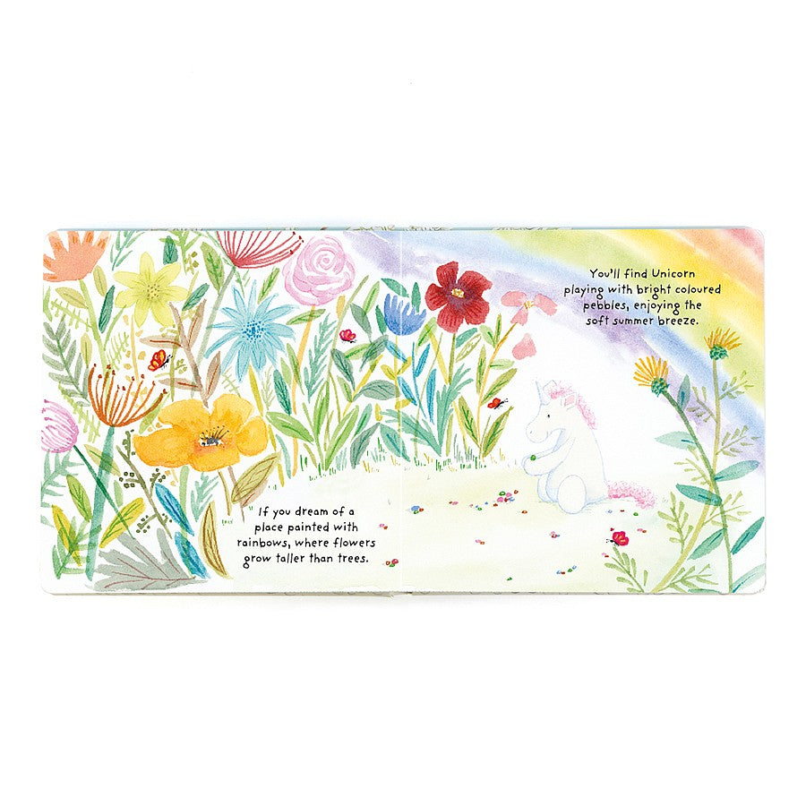 Jellycat Magical Unicorn Dreams Board Book