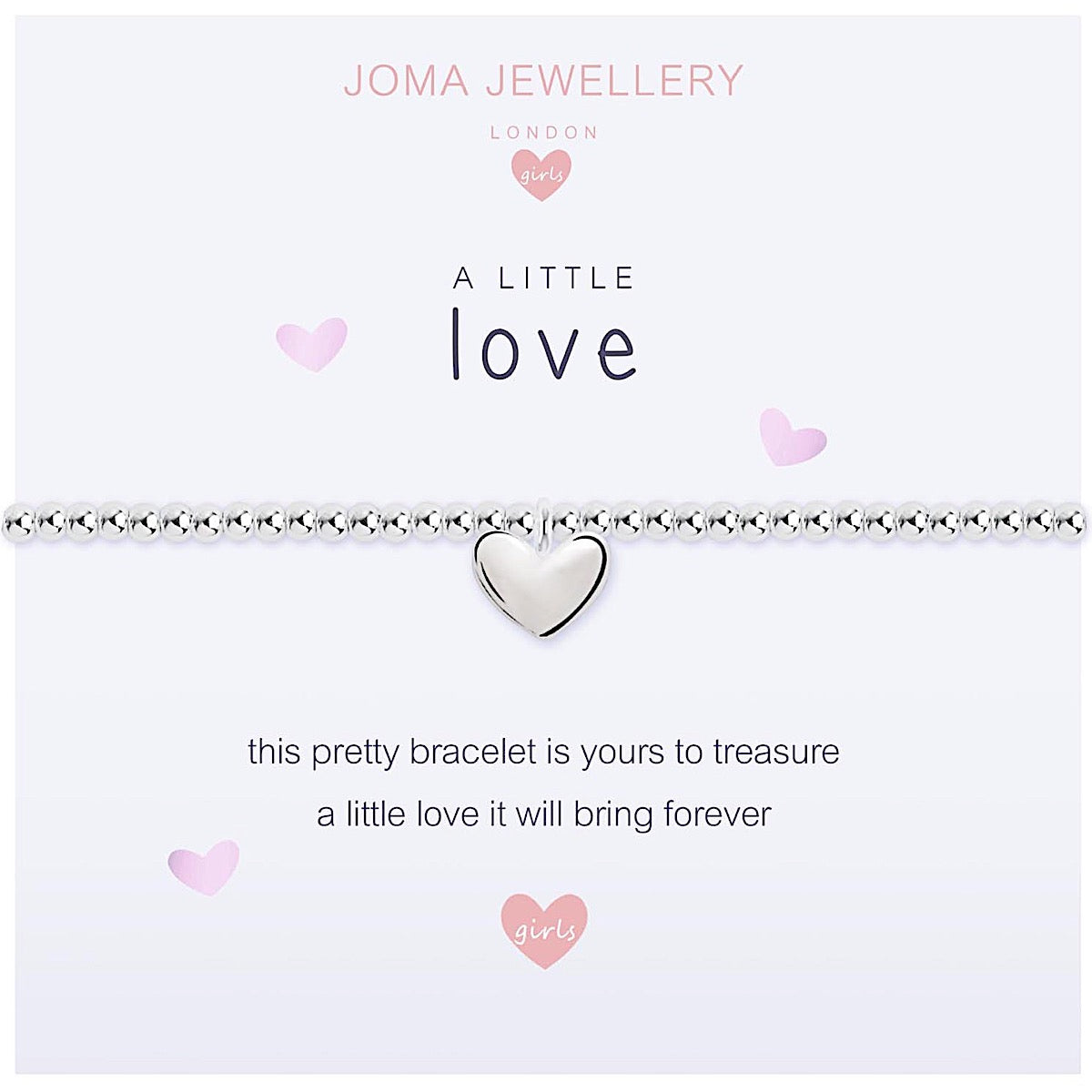 Joma Jewellery Girls a little Love Bracelet heart – More Than