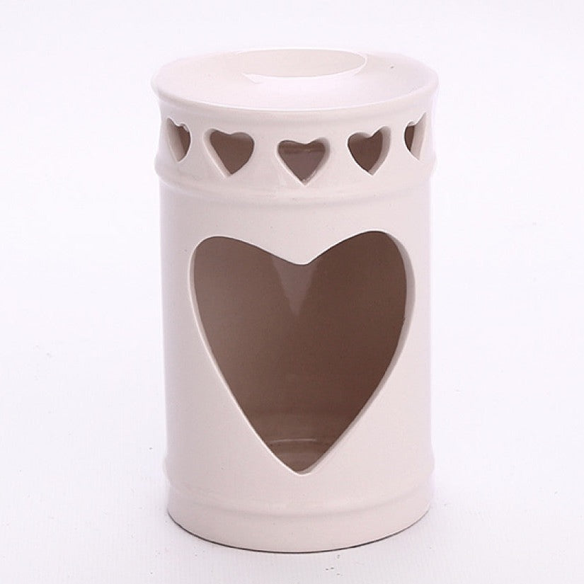 Heart Cut Out Oil Burner