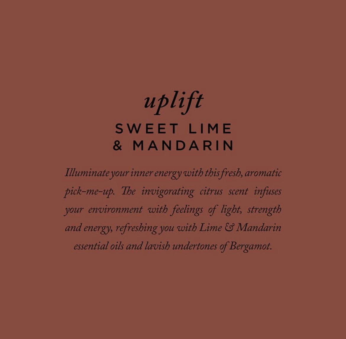 The Aromatherapy Co Therapy Range Uplift Lime & Mandarin Lotion