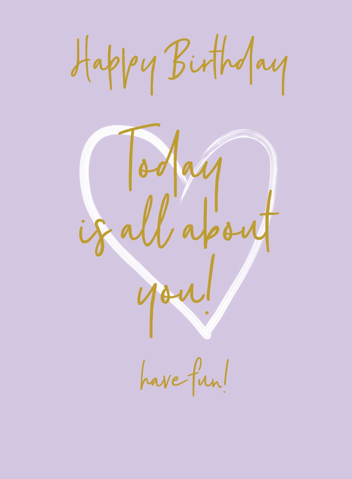 Wonderful You All About You Birthday Card - Foil