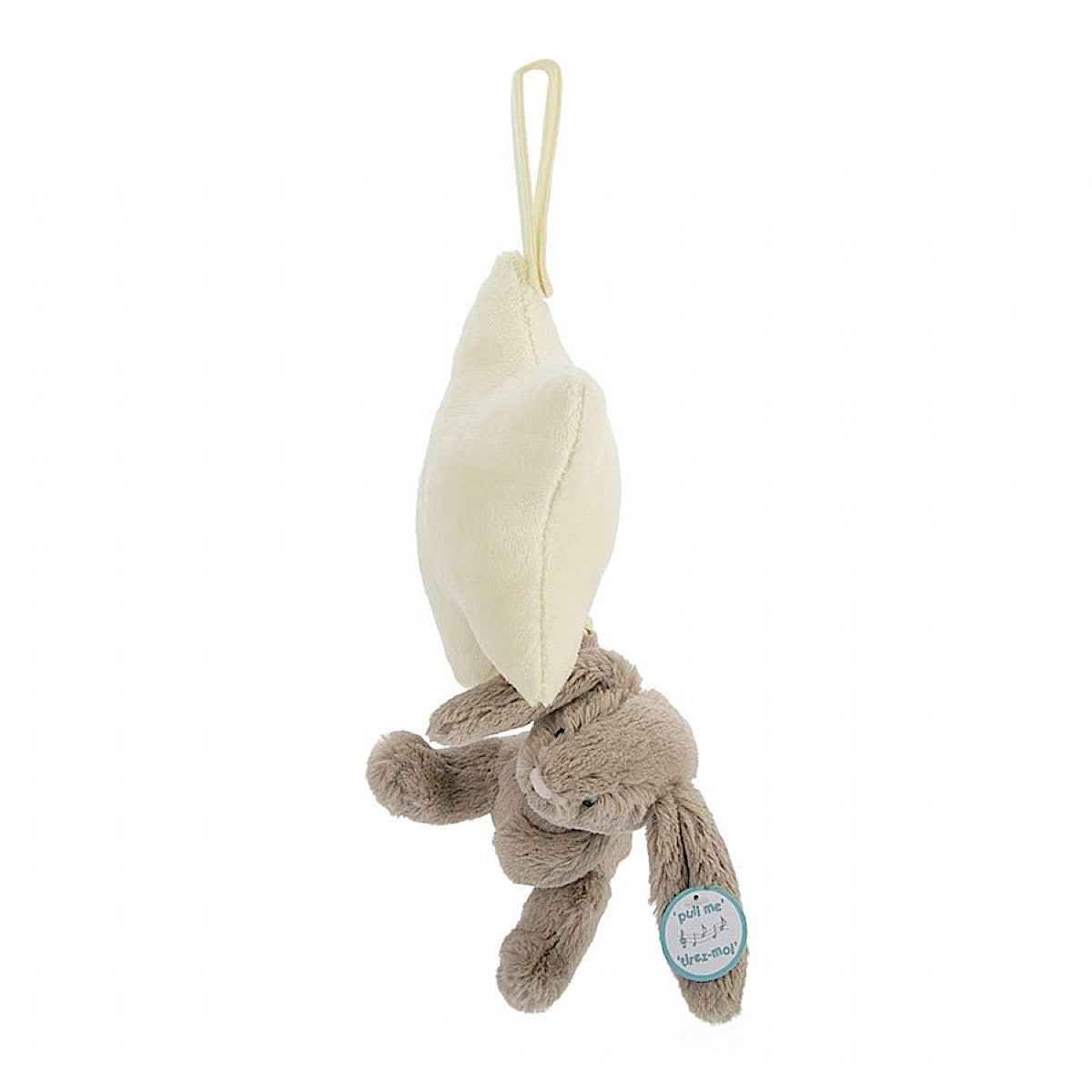 Jellycat Bashful Beige Bunny Star Musical Pull