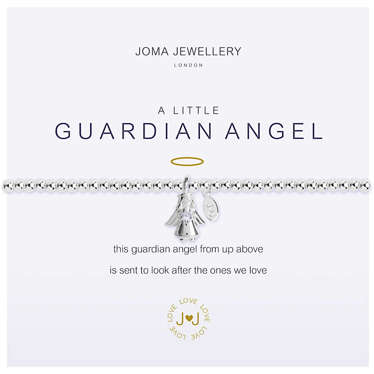 Joma Jewellery a little Guardian Angel Bracelet Angel Charm