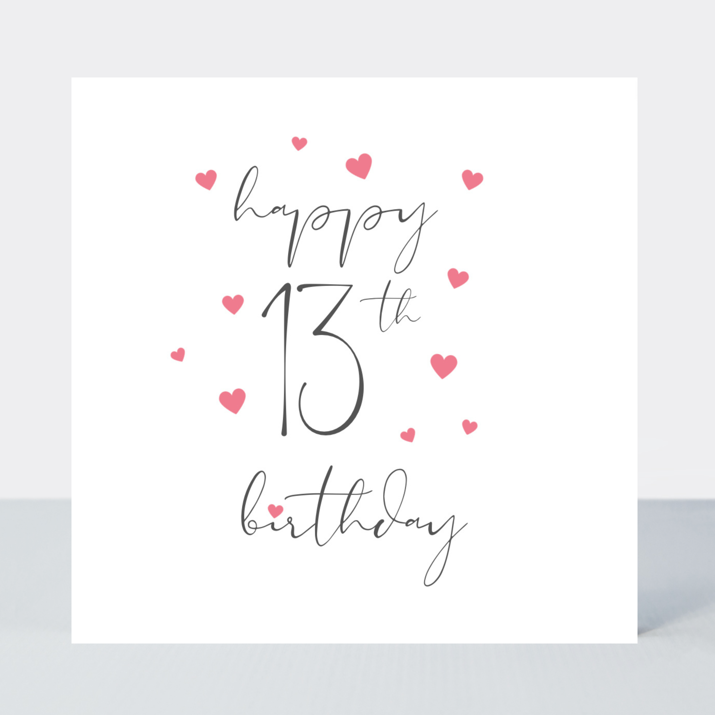 Something Simple 13th Birthday Card