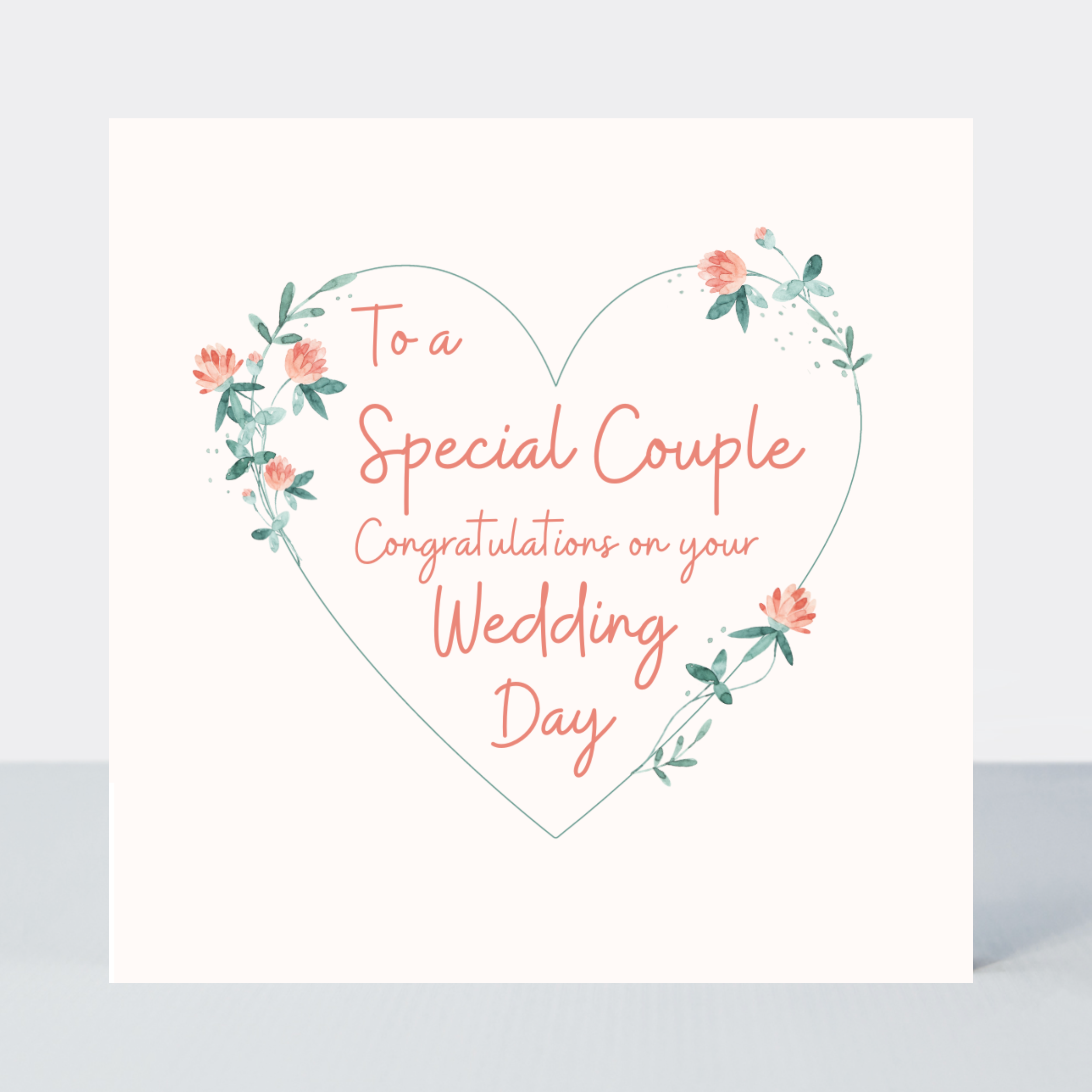 In Clover Special Couple Wedding Card