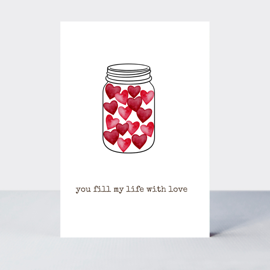 Love Life Fill My Life With Love Card - More Than Just a Gift | Narborough Hall