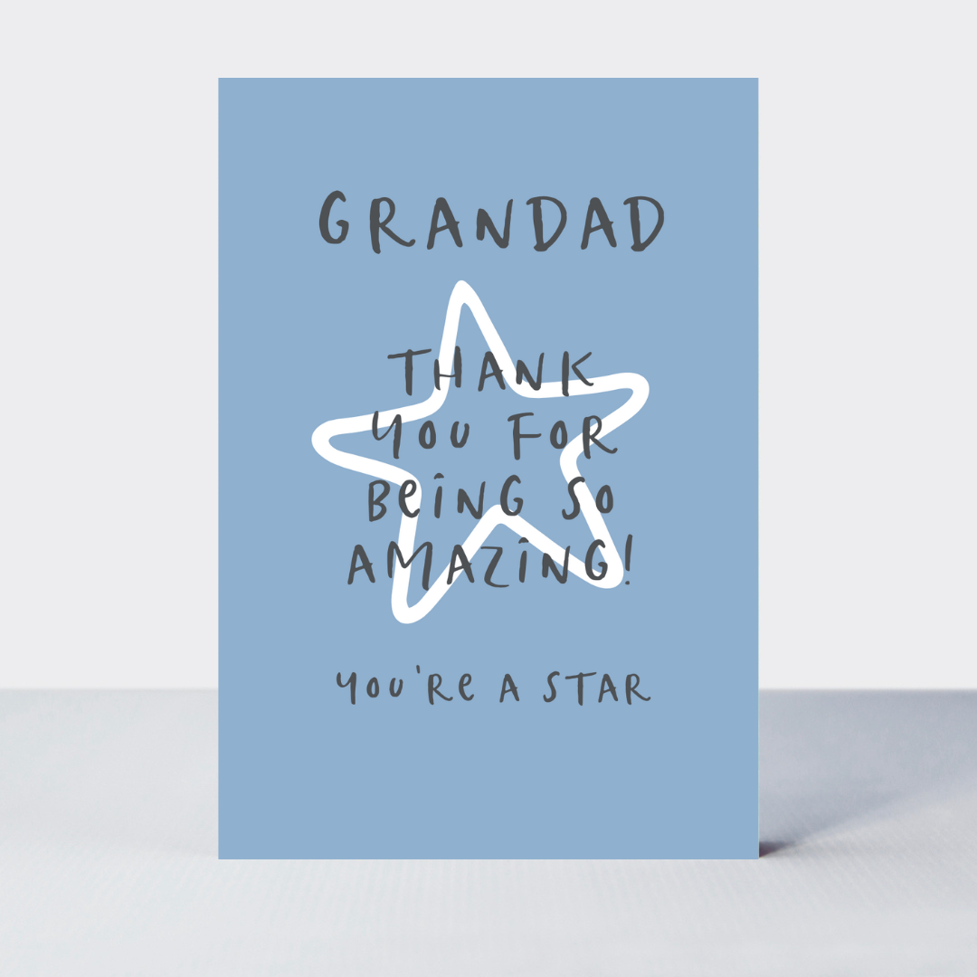 Wonderful You Amazing Grandad Card