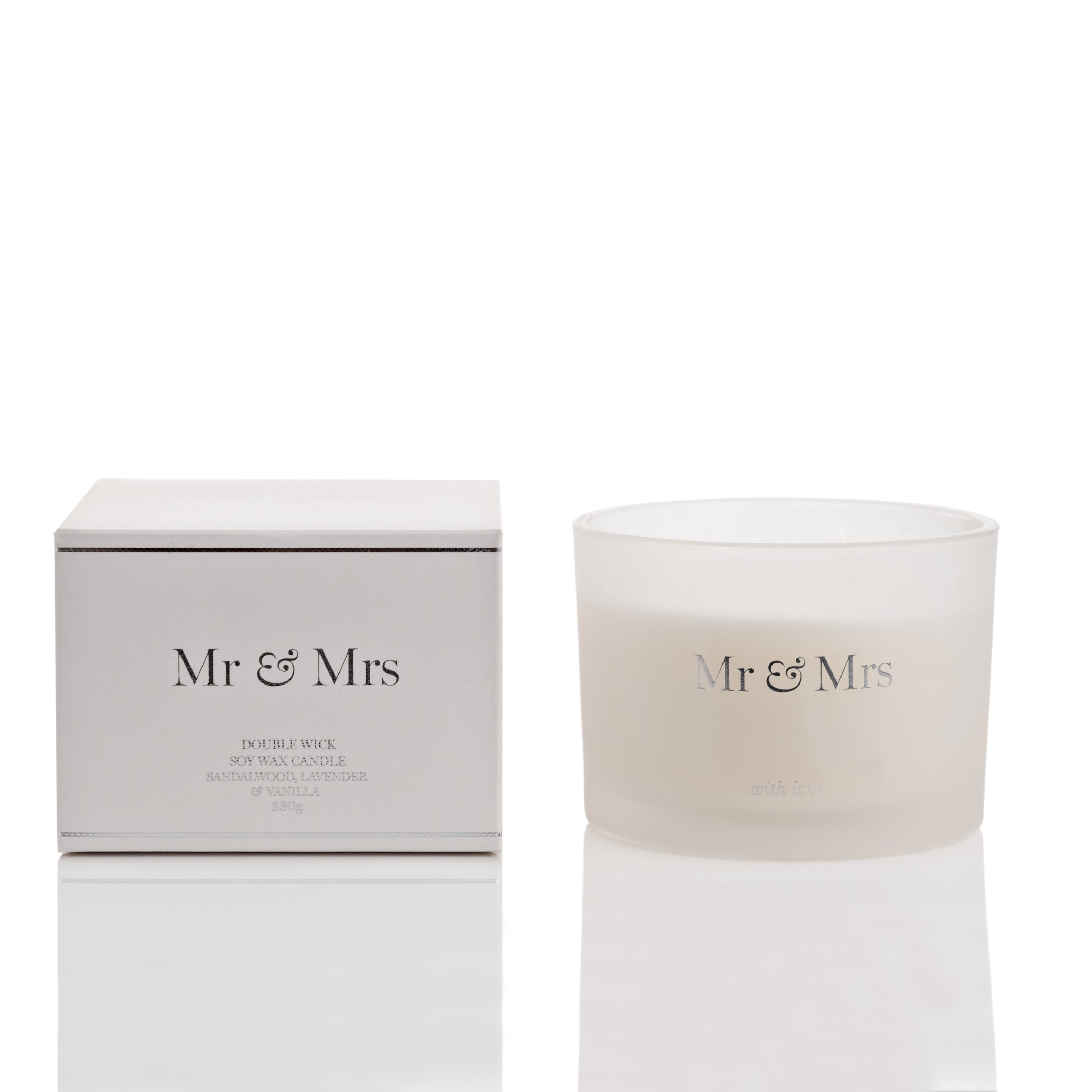 Amore - Double Wick Mr & Mrs Candle