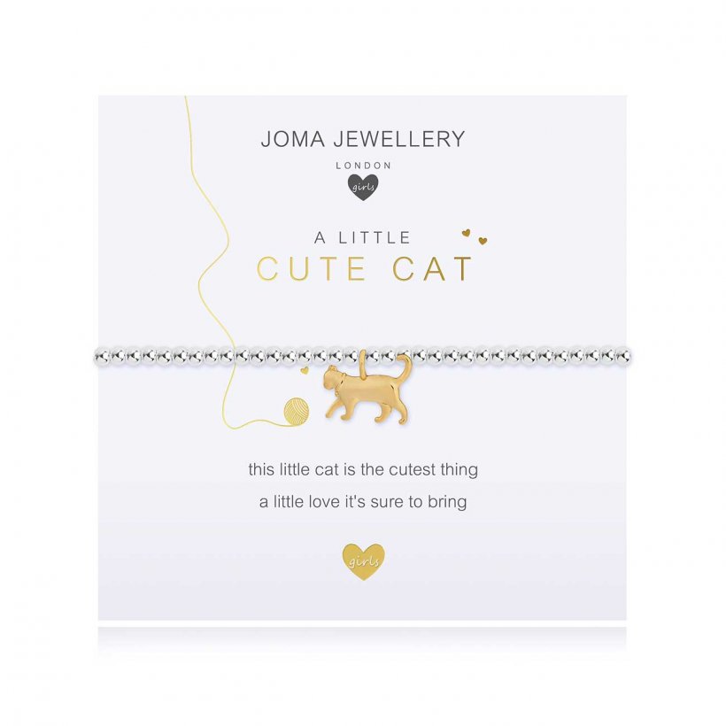 Joma Jewellery Children's a little Cute Cat Bracelet | More Than Just A Gift