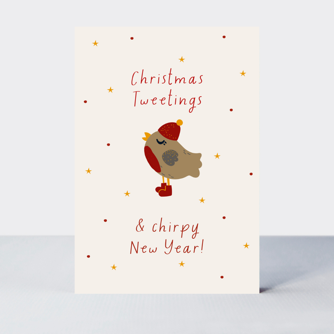 Cosy Christmas Tweetings Card