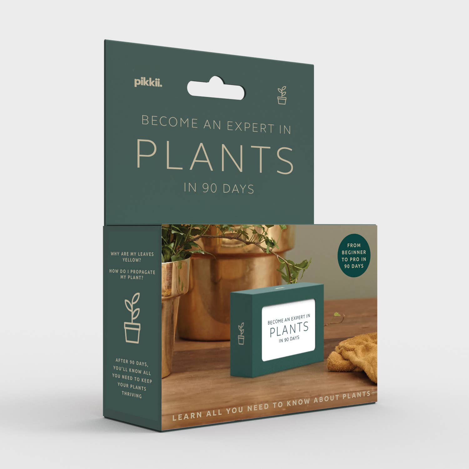 Pikkii - Become an Expert in Plants in 90 Days Slide Box | Plant Gift