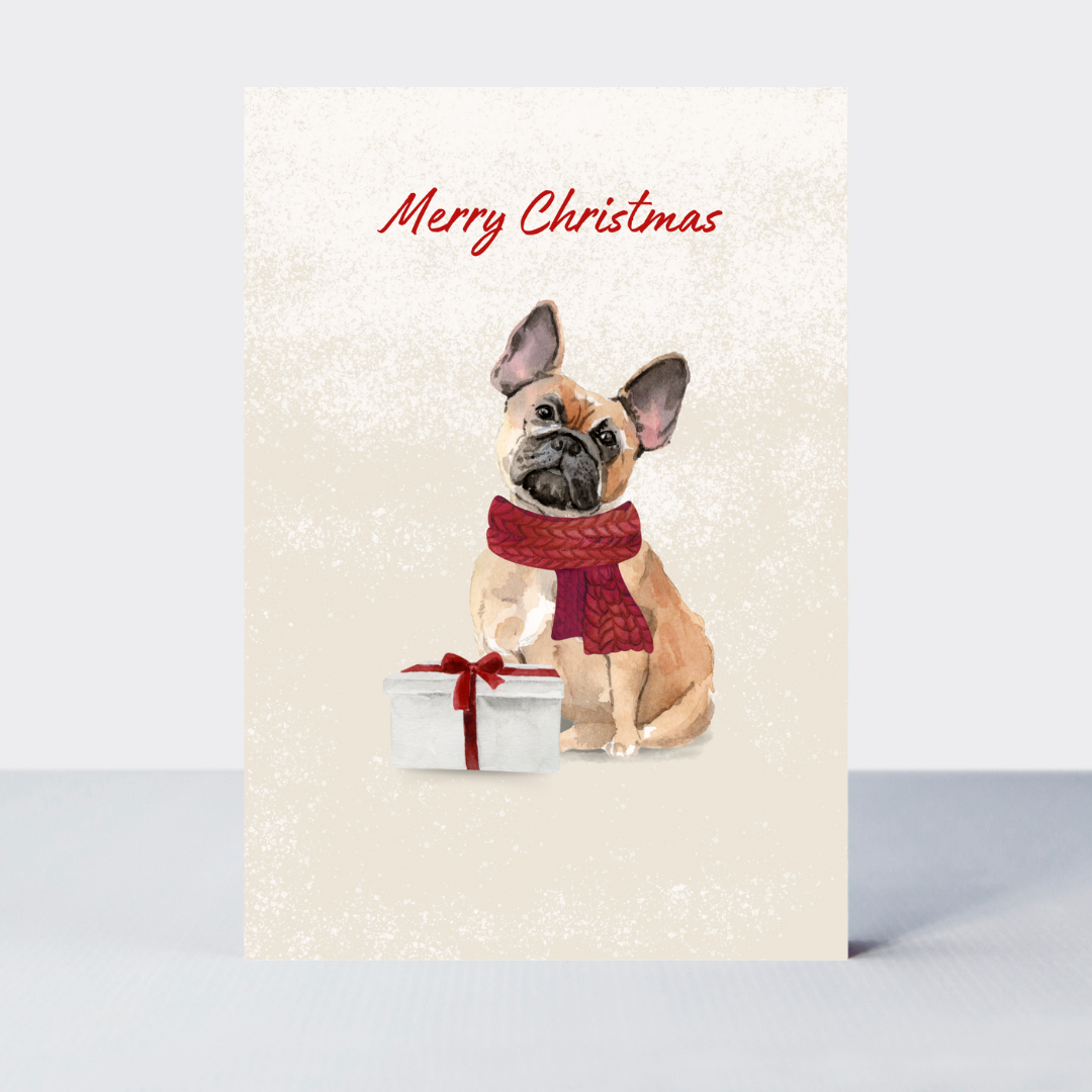 Pawfect Christmas Frenchie Card