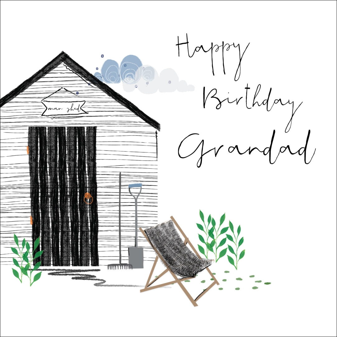 Hedgerow - Happy Birthday Grandad Card