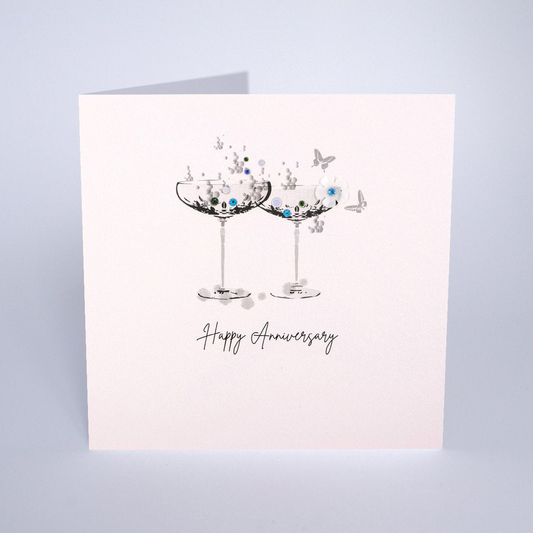 Diamond Blush - Happy Anniversary Card