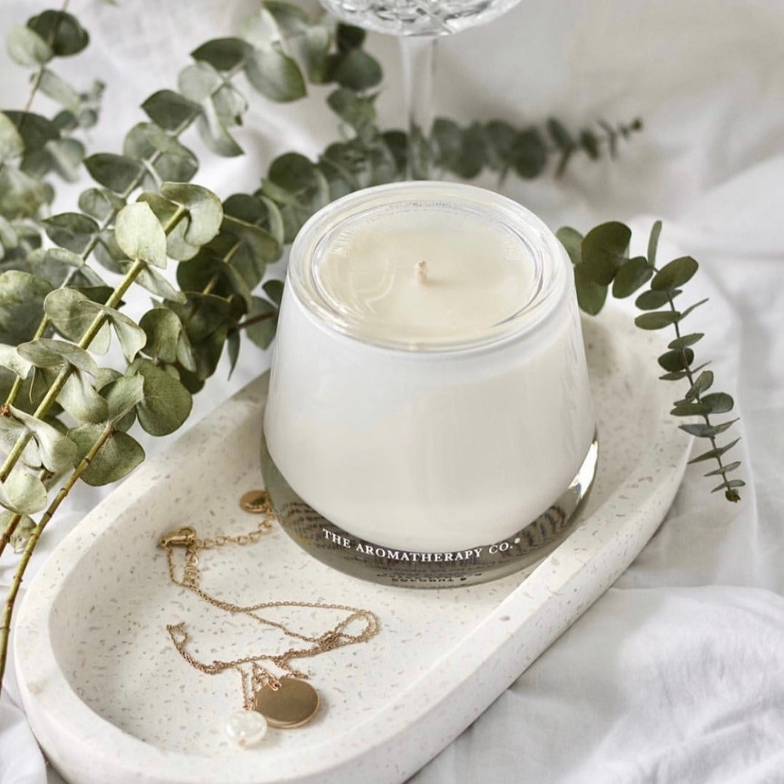 The Aromatherapy Co Therapy Range Uplift Lime & Mandarin Candle