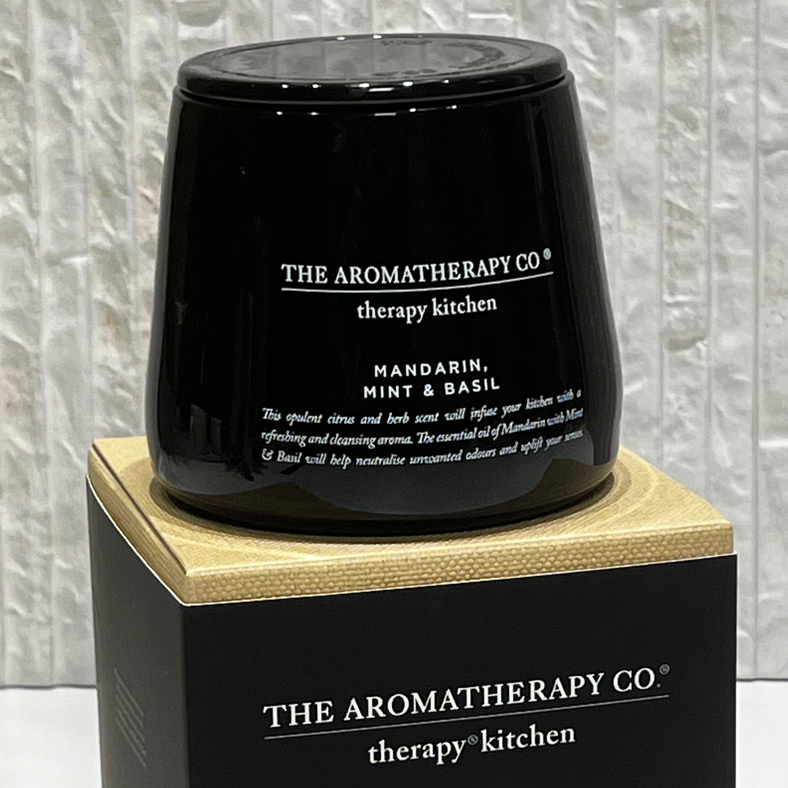 The Aromatherapy Co Therapy Kitchen Mandarin Mint & Basil Candle