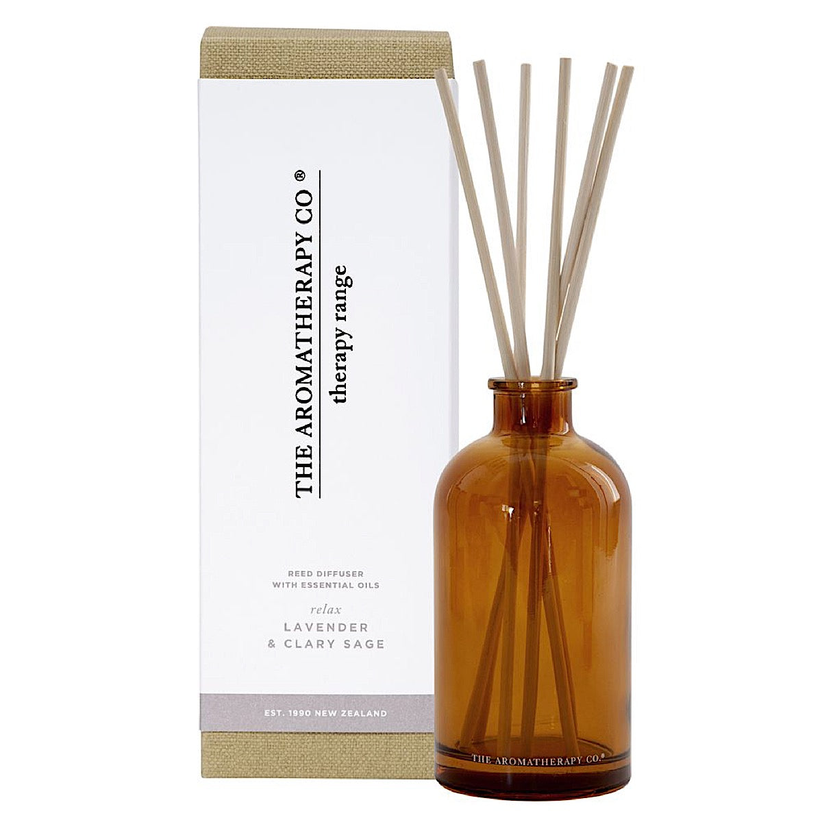 The Aromatherapy Co The Aromatherapy Co Therapy Range Relax Lavender & Clary Sage Reed Diffuser at More Than Just A Gift