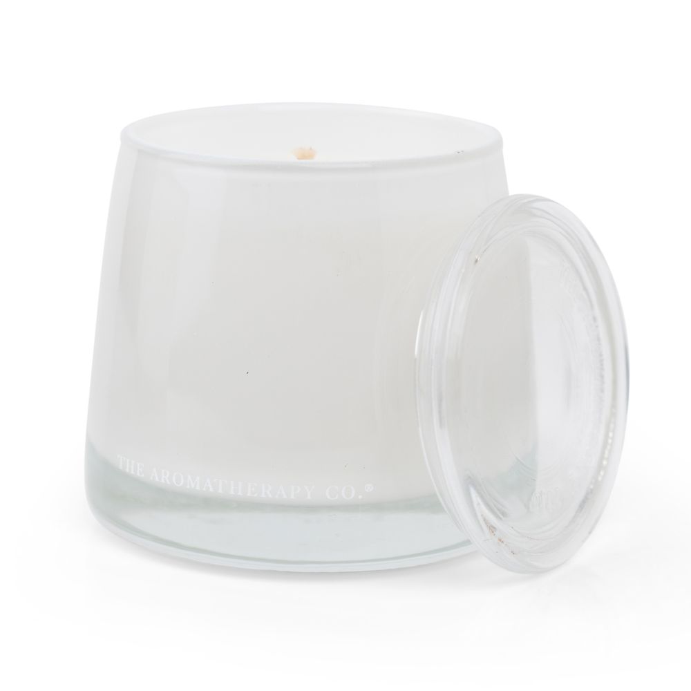 The Aromatherapy Co Unwind Therapy Coconut and Water Flower Candle
