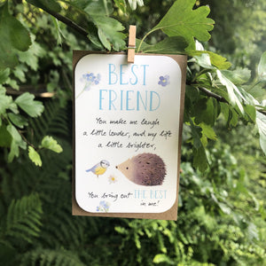 Ginger Betty Best Friend Keepsake Wallet Card - More Than Just a Gift | Narborough Hall