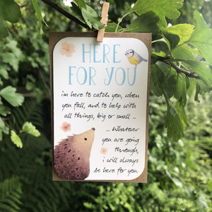 Ginger Betty Here For You Keepsake Wallet Card - More Than Just a Gift | Narborough Hall