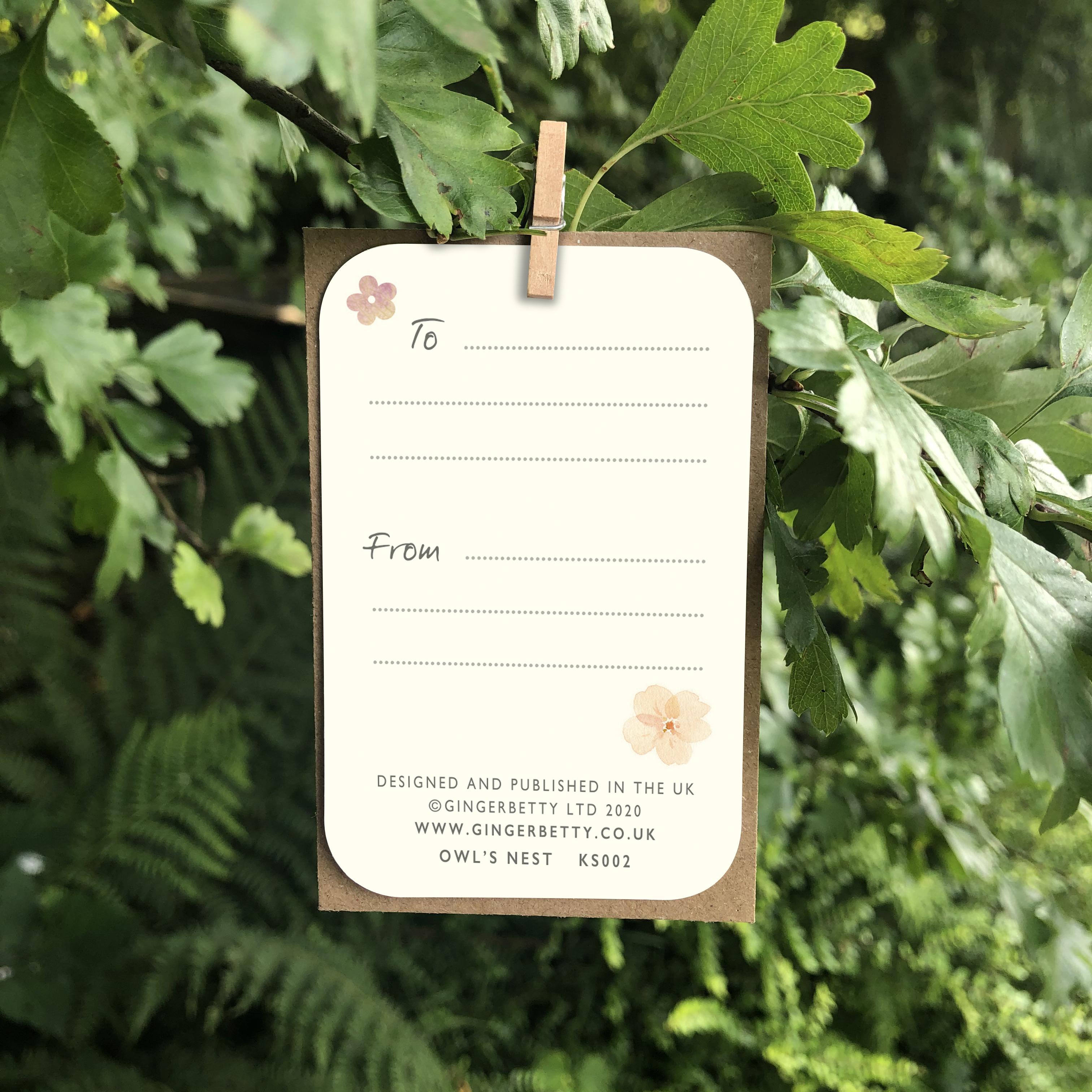 Ginger Betty Here For You Keepsake Wallet Card - More Than Just a Gift | Narborough Hall