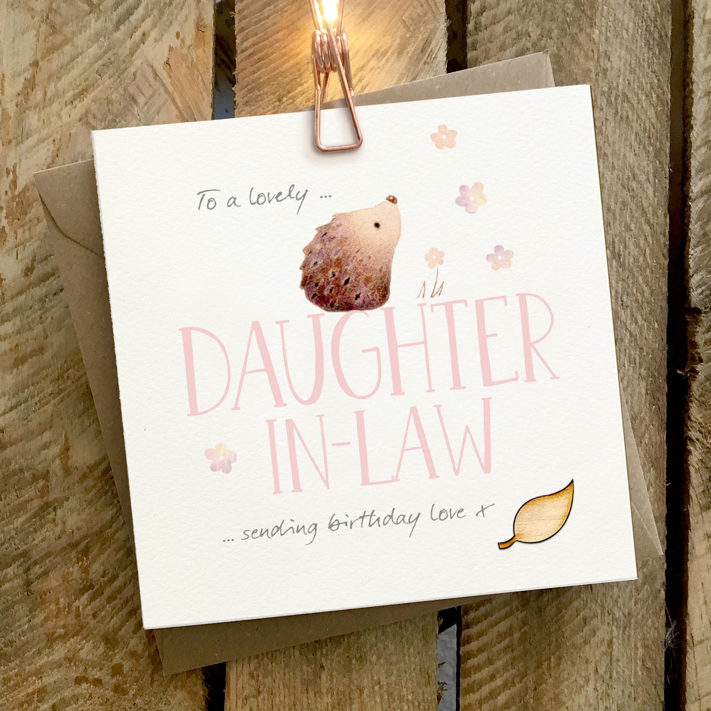 Ginger Betty To A Lovely Daughter-in-Law Card